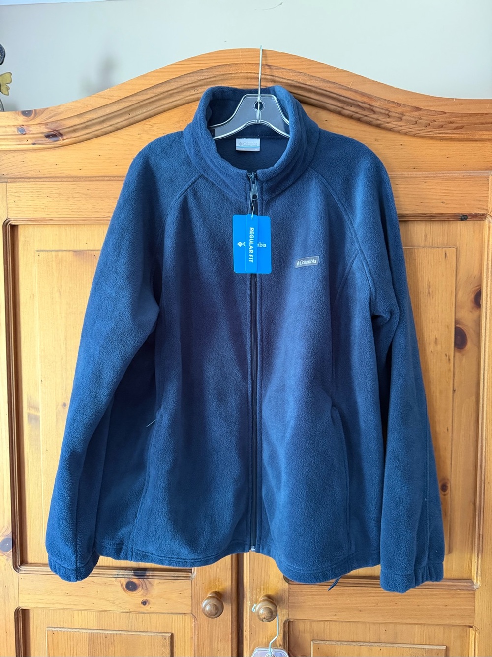 New Columbia Benton Springs Women’s Full-Zip Fleece Jacket Blue 3 X